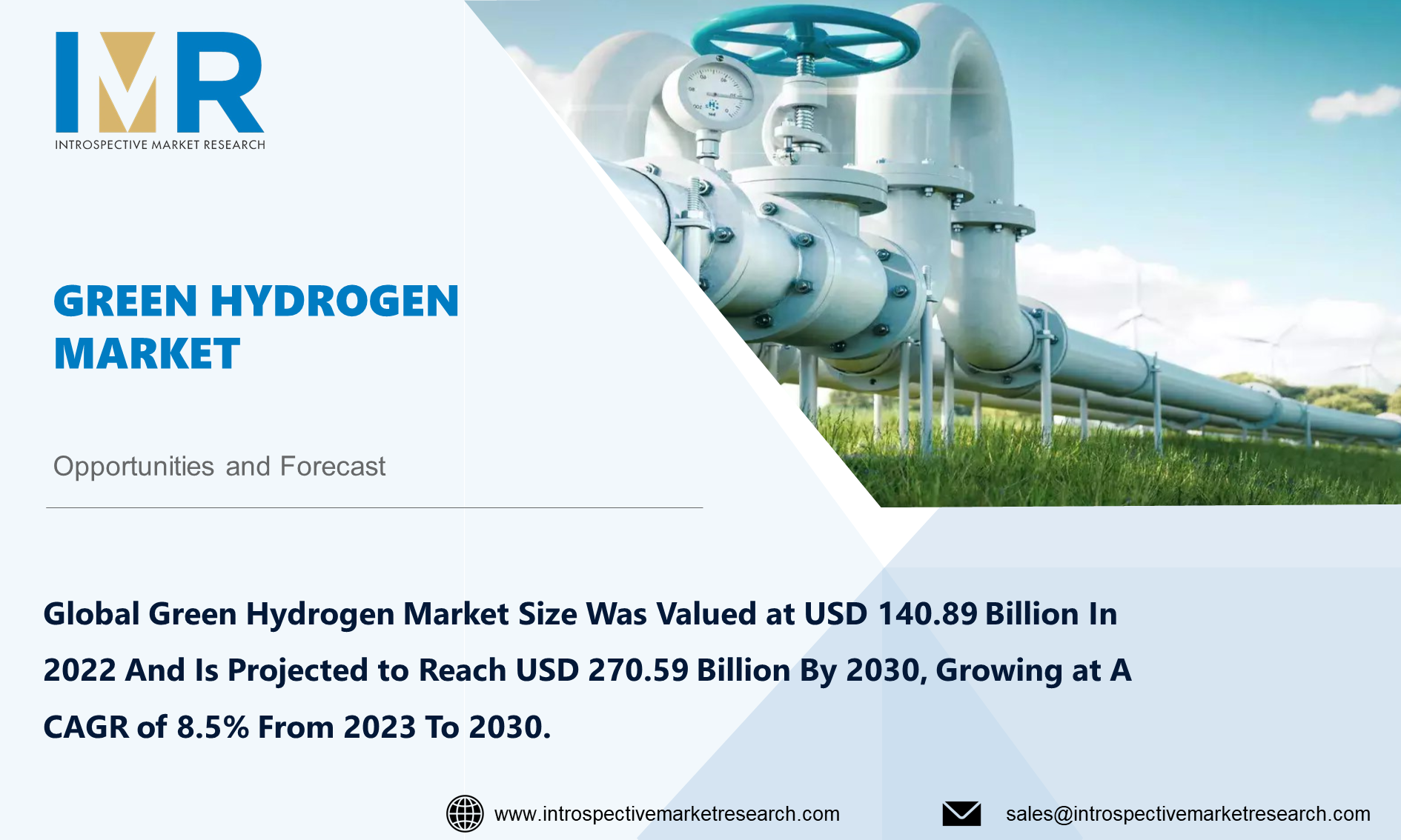 Green Hydrogen Market To Reach USD 32 68 Billion By Year 2030 IMR