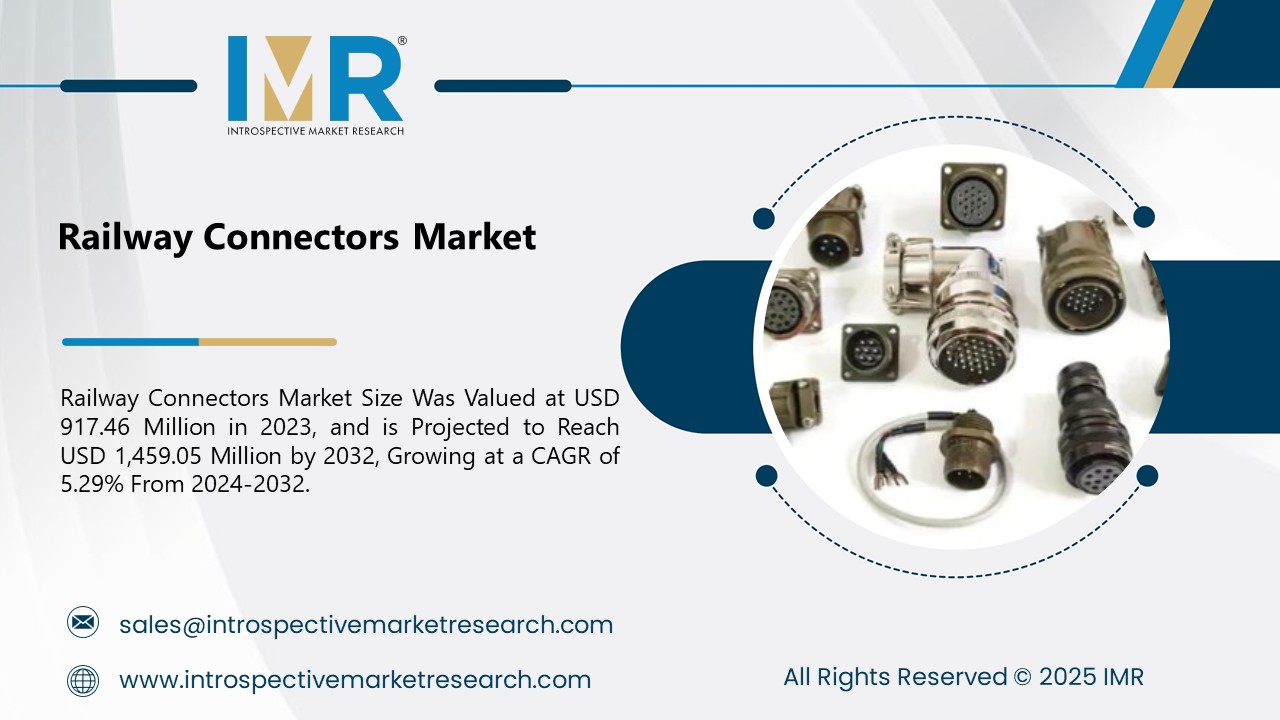 Railway Connectors Market To Reach USD 1,459.05 Million by 2032  