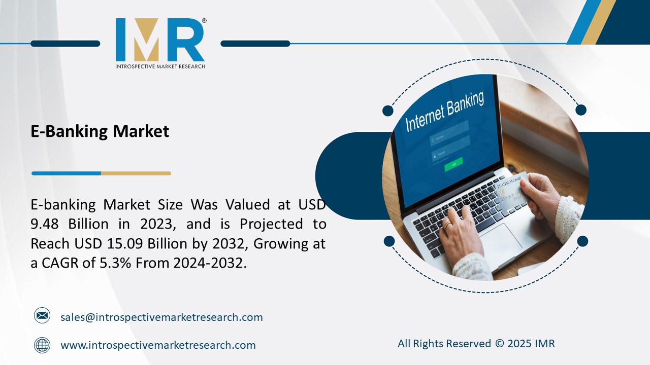E-Banking Market Projected to Reach USD 15.09 Billion by 2032