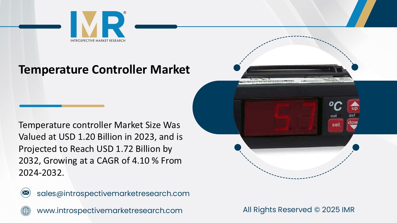 Temperature Controller Market To Reach USD 1.72 Billion by 2032