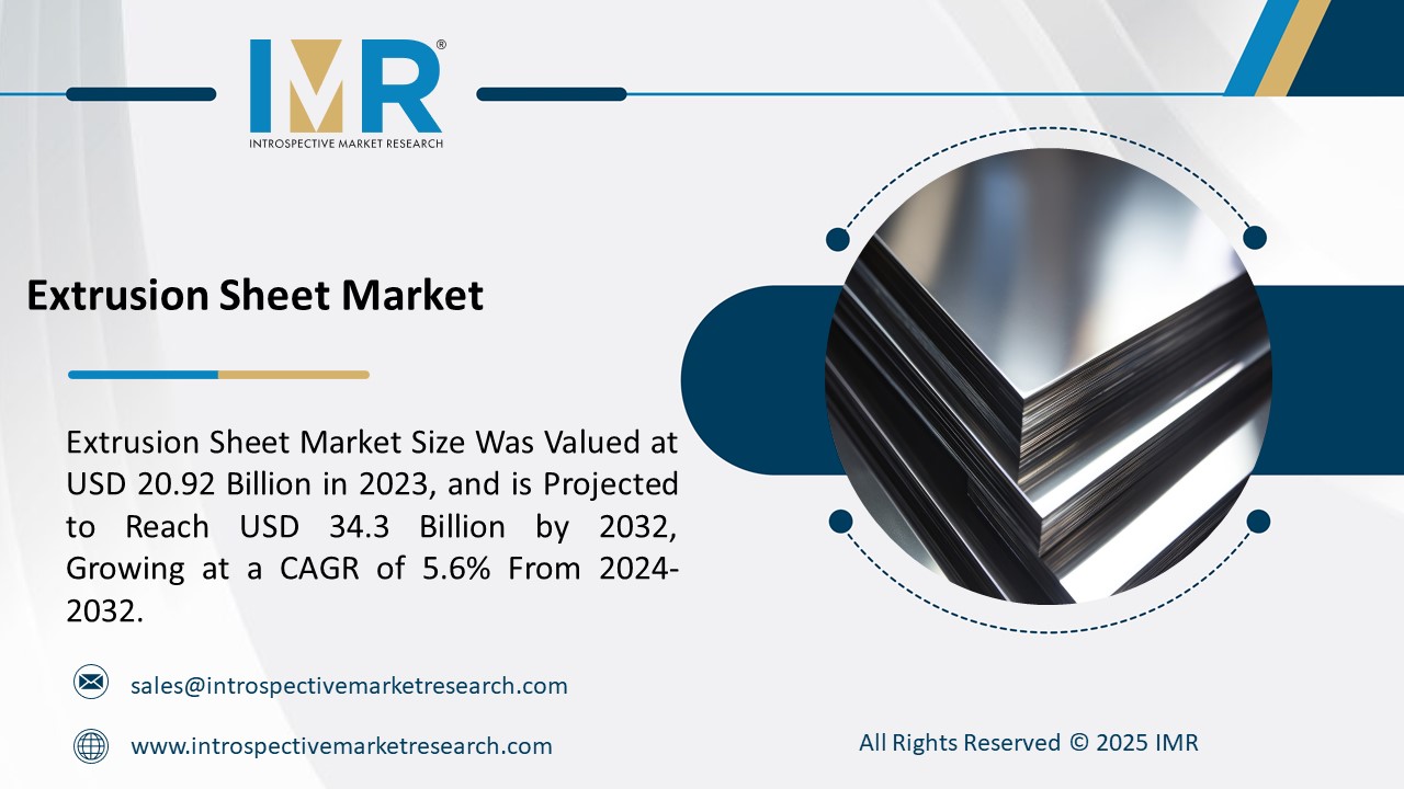 Extrusion Sheet Market To Reach USD 34.3 Billion by 2032