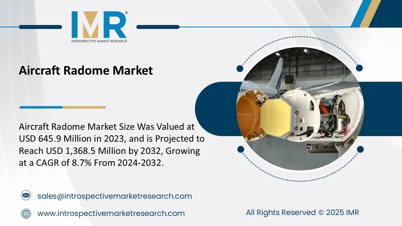 Aircraft Radome Market To Reach USD 1,368.5 Million by 2032