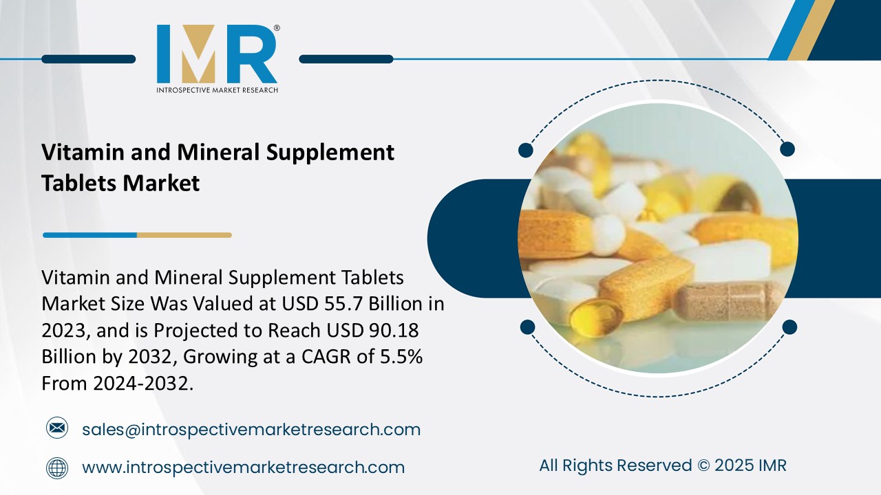 Vitamin and Mineral Supplement Tablets Market To Reach USD 90.18 Billion by 2032