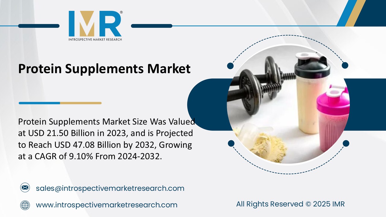 Protein Supplements Market To Reach USD 47.08 Billion by 2032
