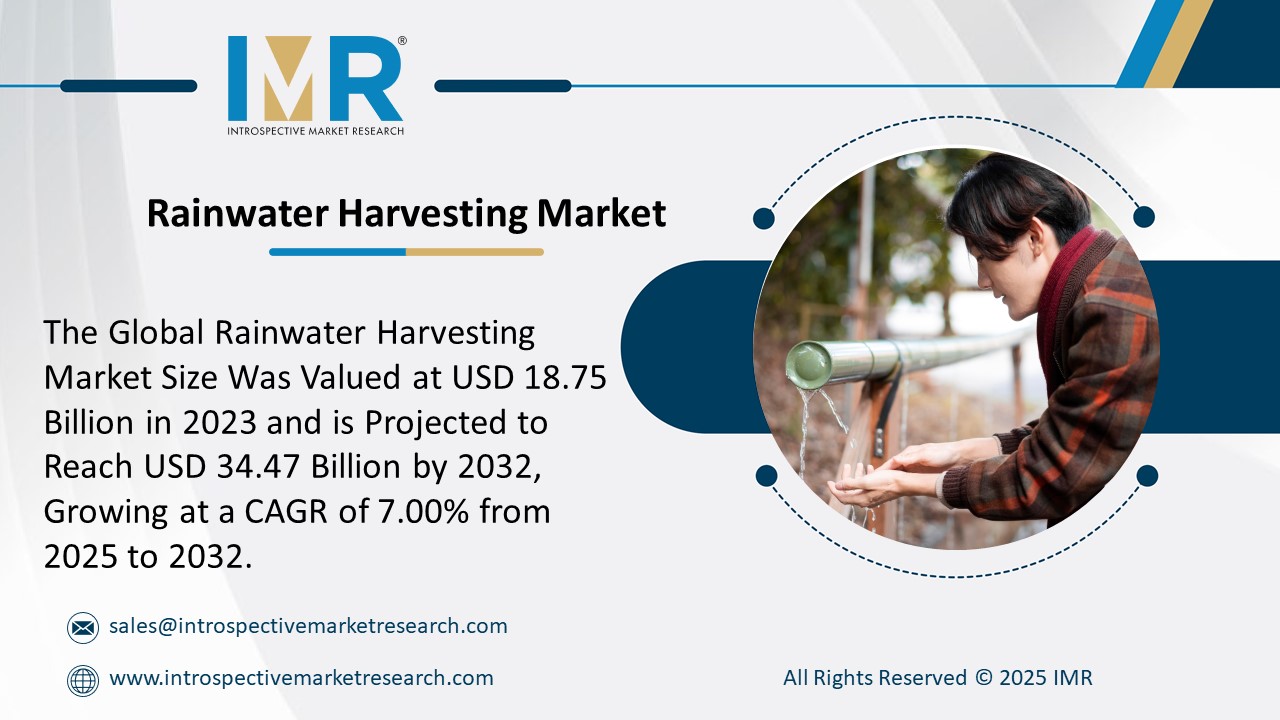 Rainwater Harvesting Market is Projected to Reach USD 34.47 Billion by 2032