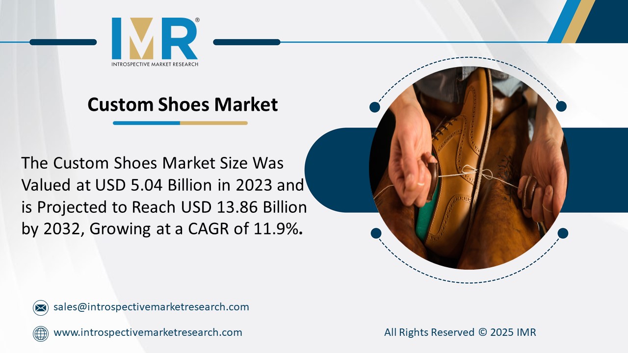 Custom Shoes Market is Projected to Reach USD 13.86 Billion by 2032