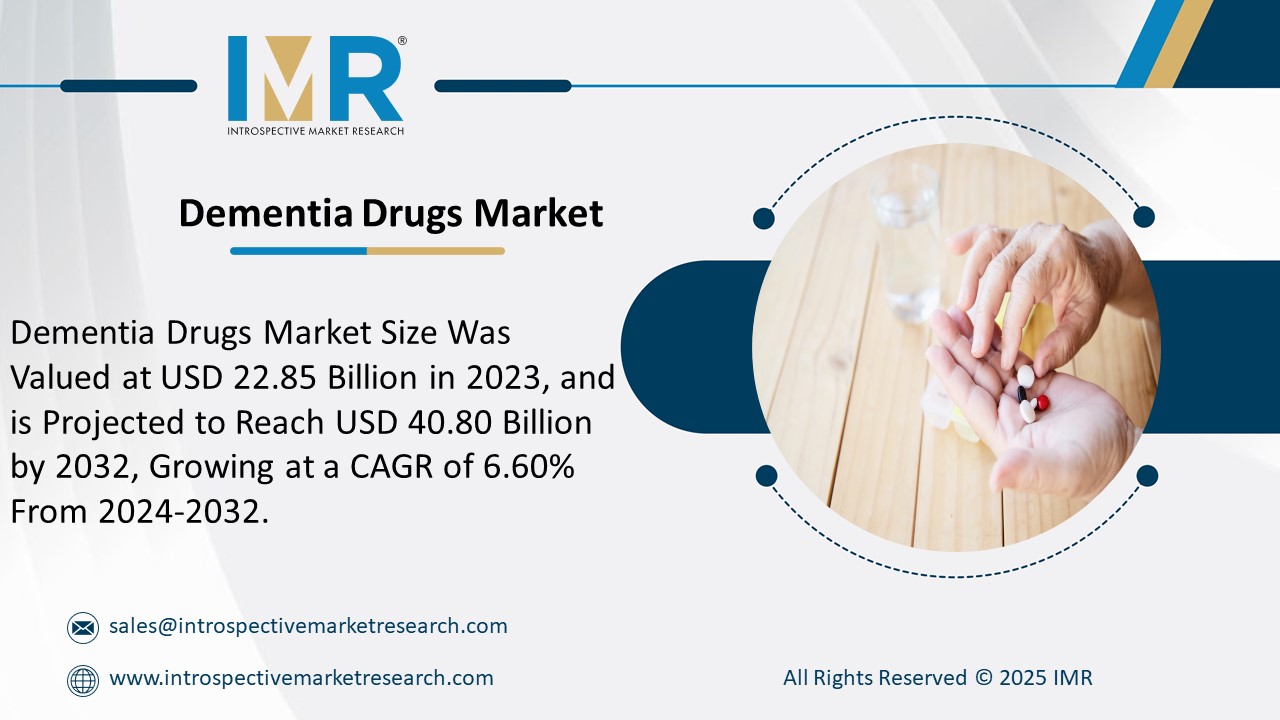 Dementia Drugs Market is Projected to Reach USD 40.80 Billion by 2032