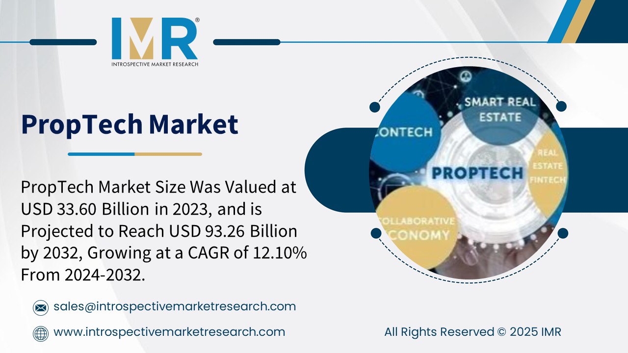 PropTech Market is Projected to Reach USD 93.26  Billion by 2032