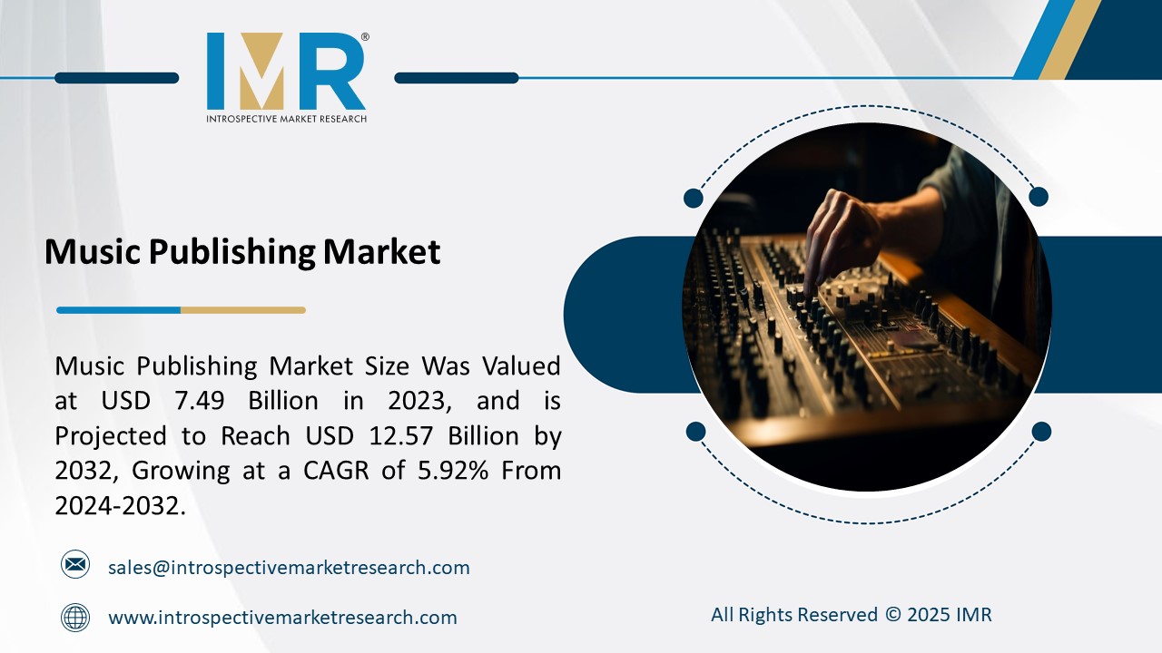 Music Publishing Market is Projected to Reach USD 12.57 Billion by 2032
