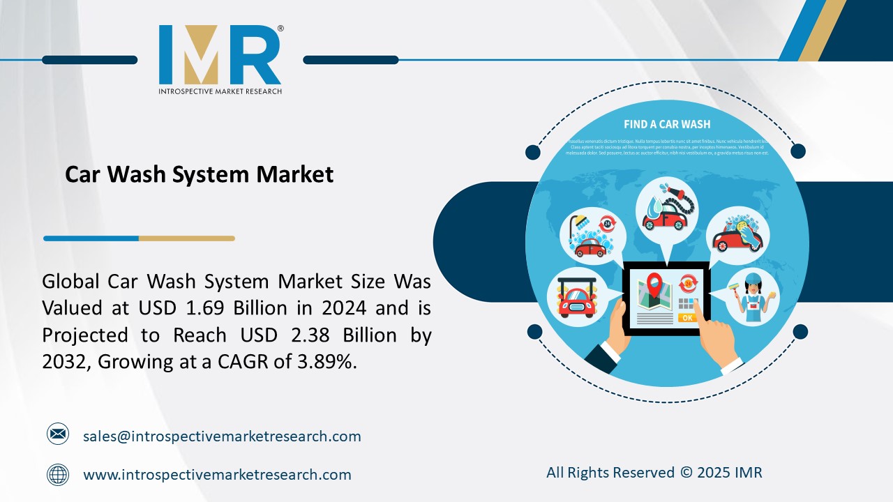 Car Wash System Market To Reach USD 2.38 Billion by 2032