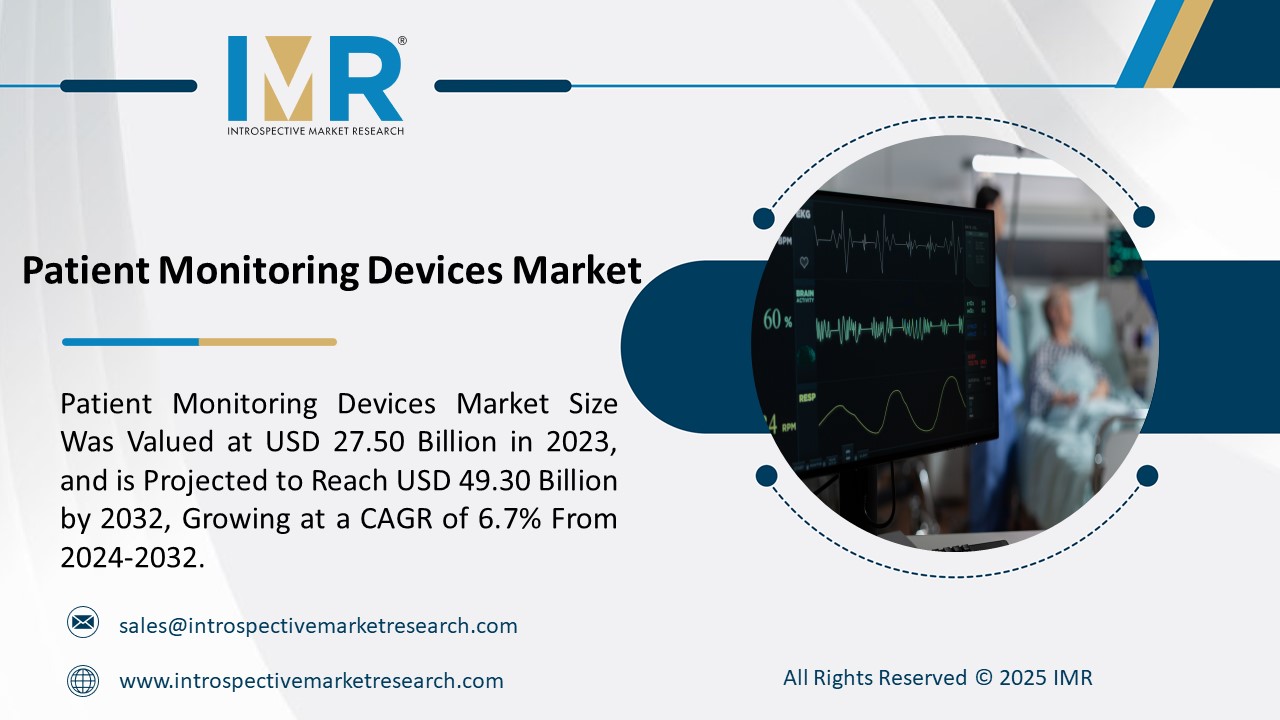 Patient Monitoring Devices Market To Reach USD 49.30 Billion by 2032