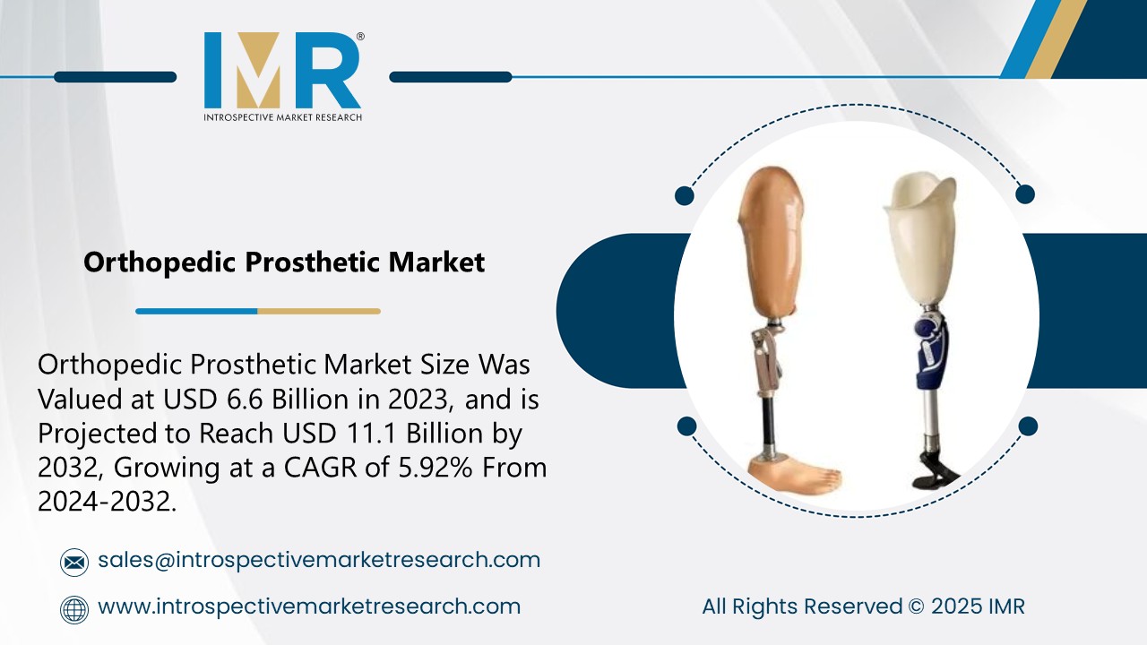 Orthopedic Prosthetic Market To Reach USD 11.1 Billion by 2032