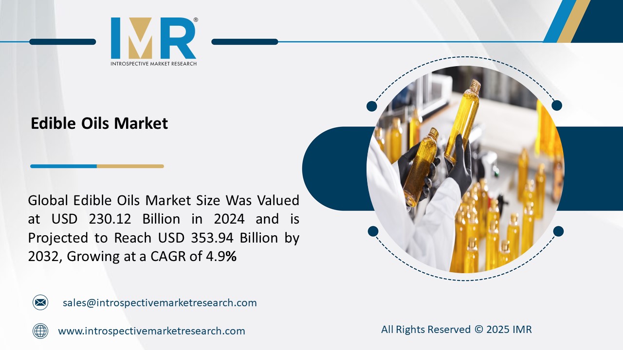 Edible Oils Market To Reach USD 353.94 Billion by 2032