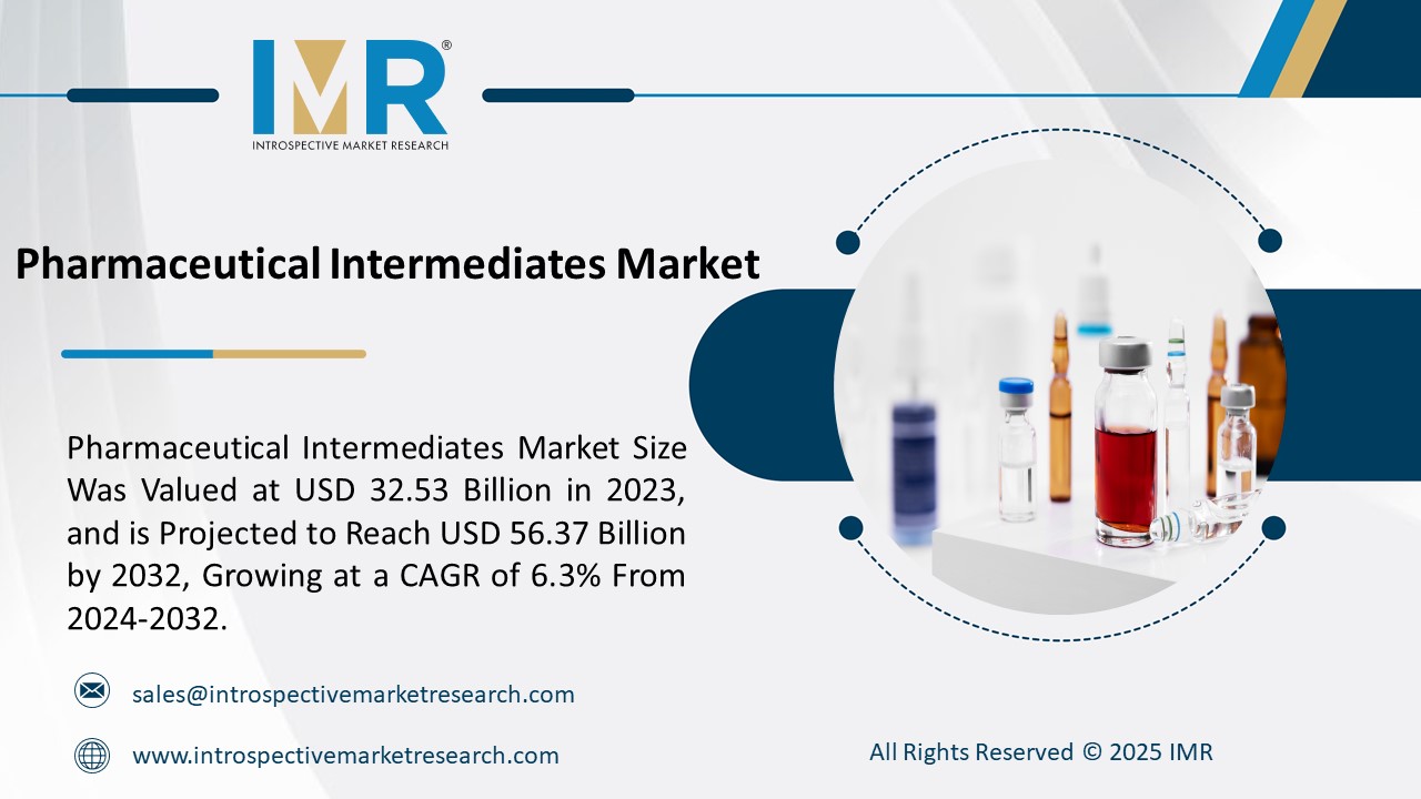 Pharmaceutical Intermediates Market To Reach USD 56.37 Billion by 2032