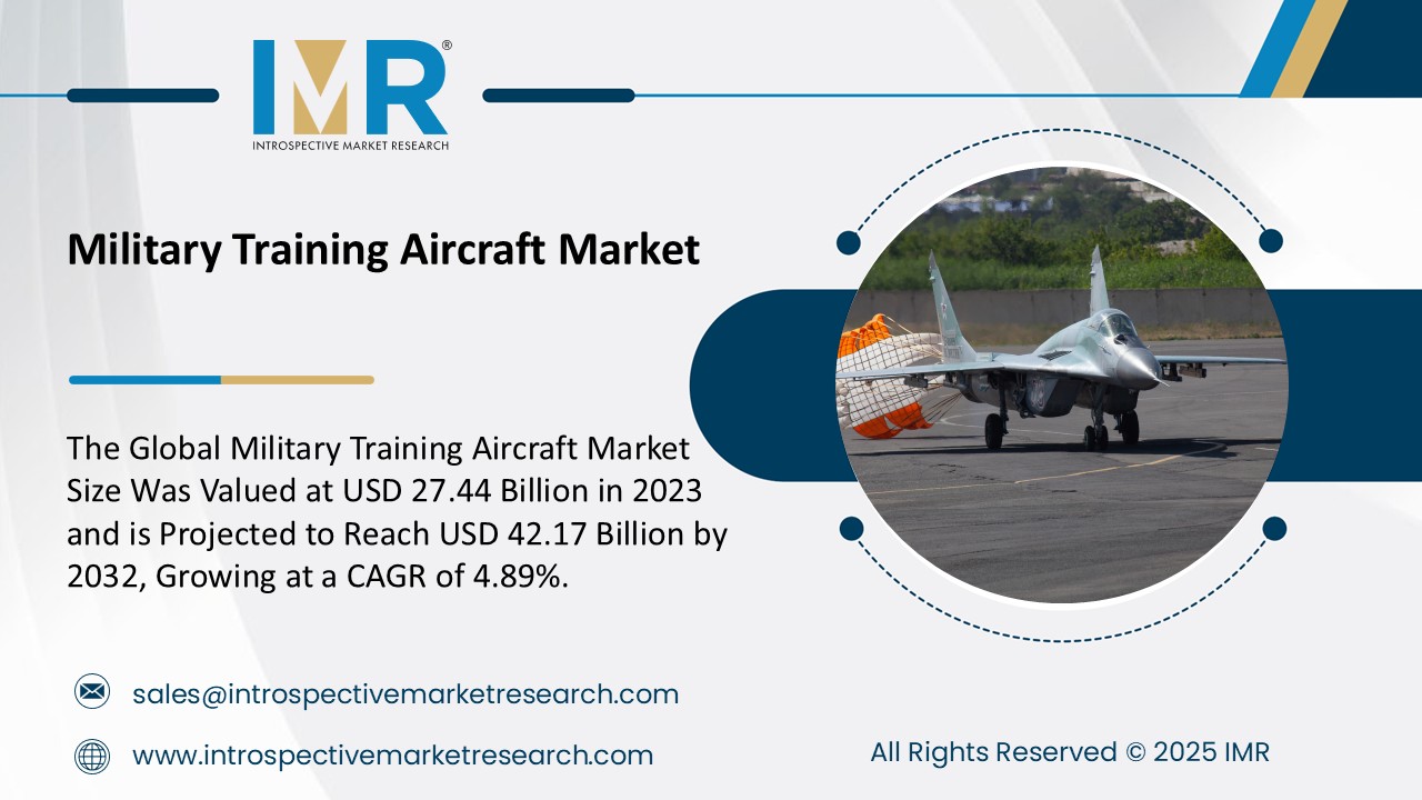 Military Training Aircraft Market To Reach USD 42.17 Billion by 2032