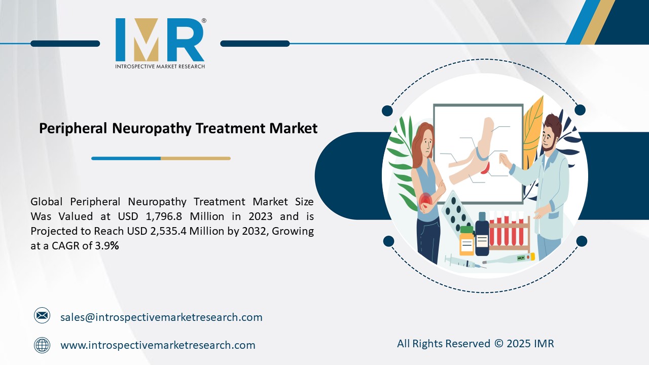 Peripheral Neuropathy Treatment Market To Reach USD  2,535.4 Million by 2032