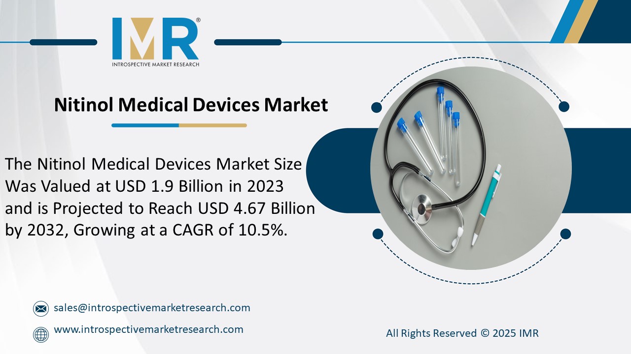 Nitinol Medical Devices Market  is Projected to Reach USD 4.67 Billion by 2032