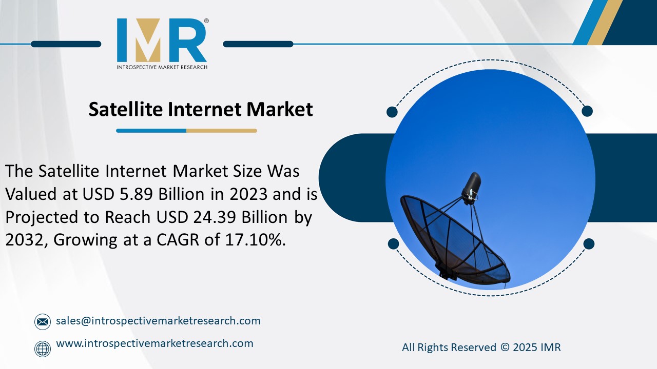 Satellite Internet Market  is Projected to Reach USD 24.39 Billion by 2032