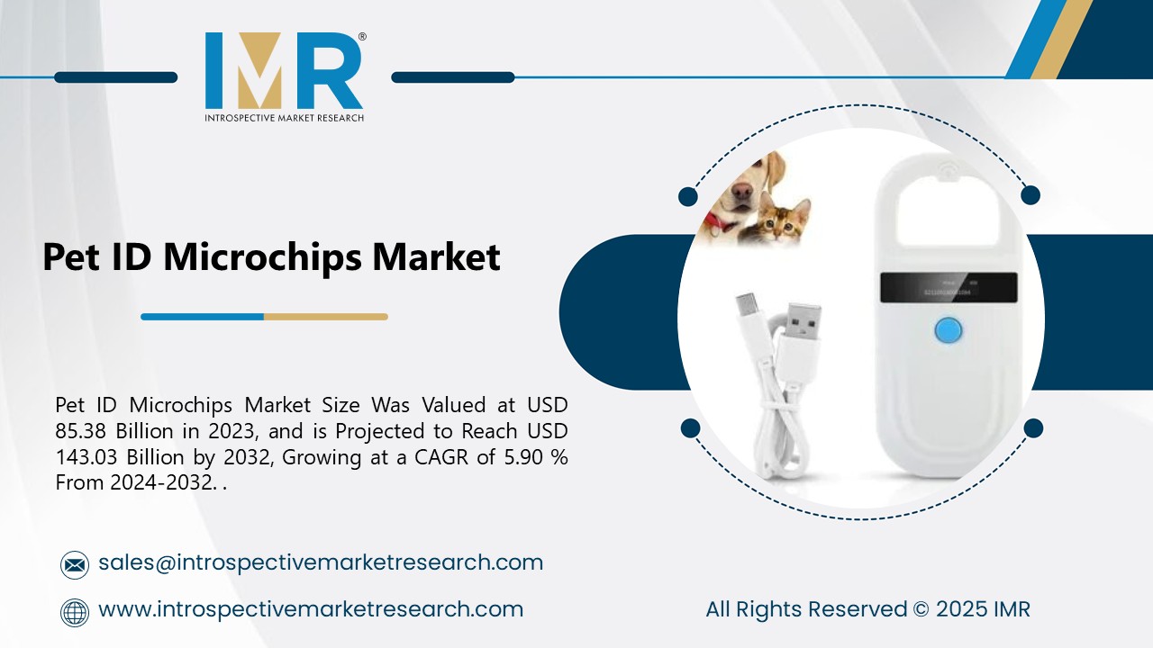 Pet ID Microchips Market To Reach USD 143.03 Billion by 2032