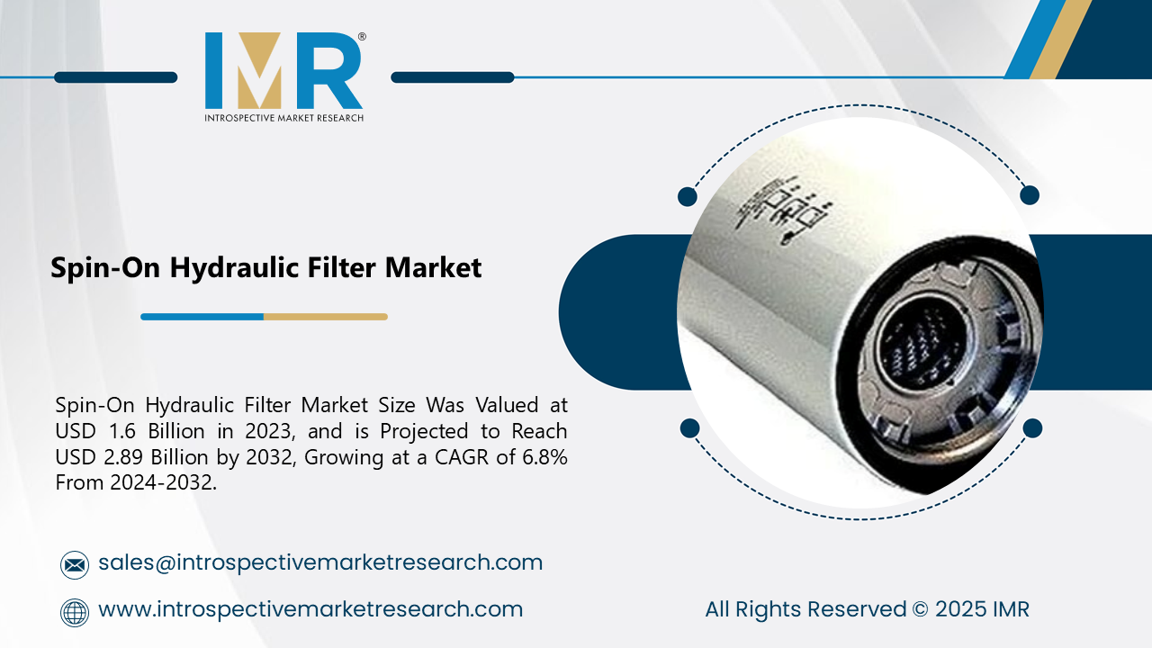 Spin-On Hydraulic Filter Market To Reach USD 2.89 Billion by 2032
