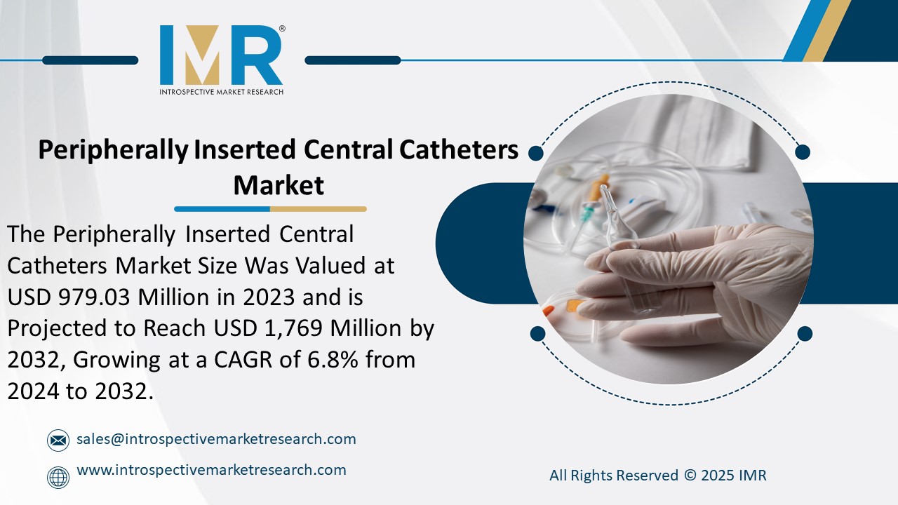 Peripherally Inserted Central Catheters Market  is Projected to Reach USD 1,769 Million by 2032