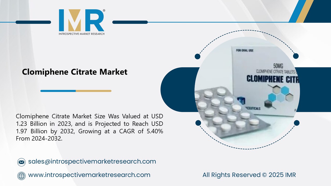 Clomiphene Citrate Market To Reach USD 1.97  Billion by 2032 