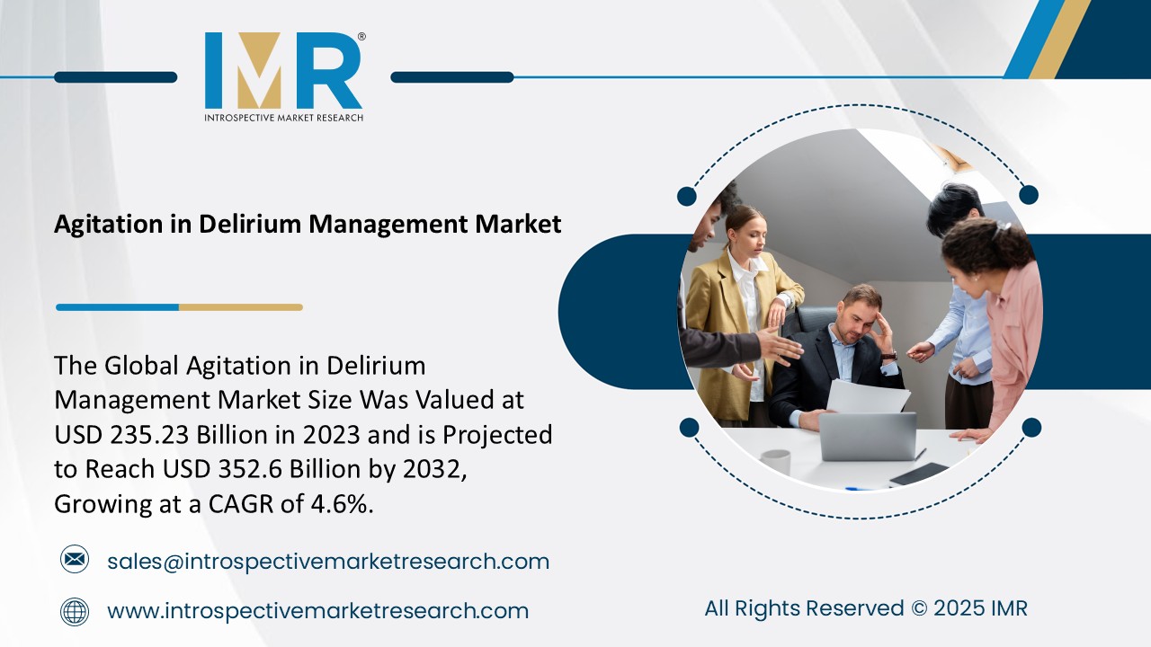 Agitation in Delirium Management Market To Reach USD  352.6 Billion by 2032
