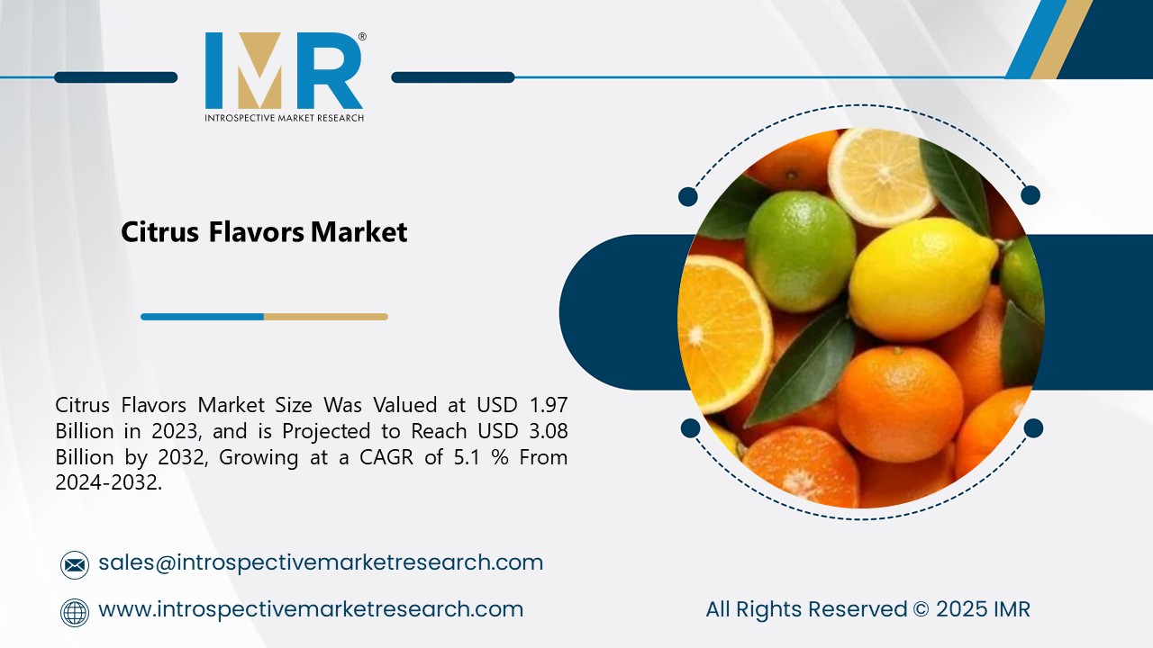 Citrus Flavors Market To Reach USD 3.08  Billion by 2032