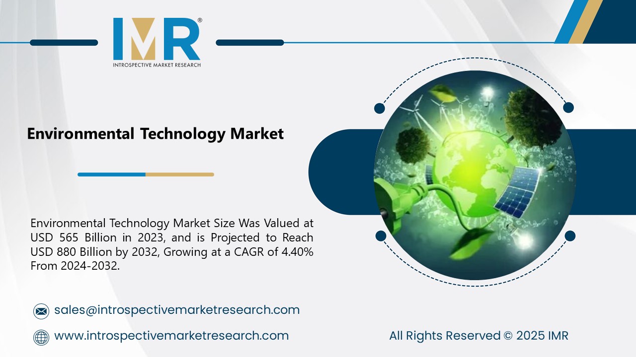 Environmental Technology Market To Reach USD 880 Billion by 2032