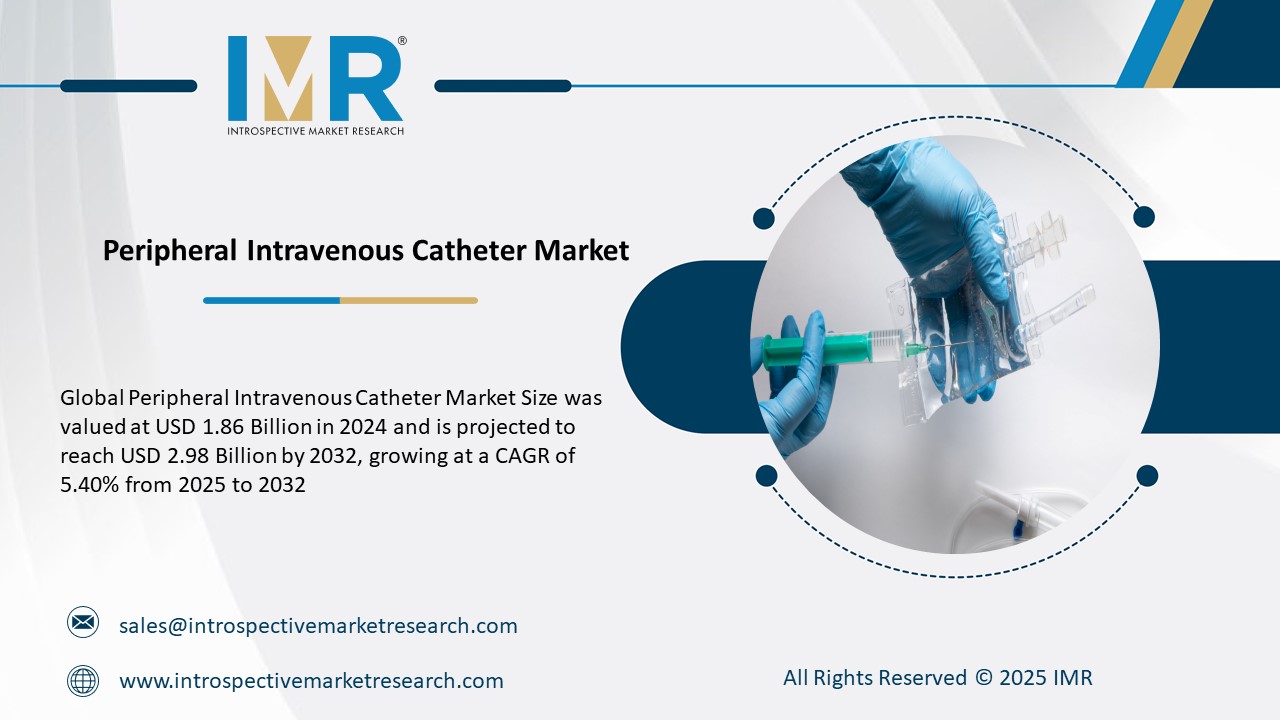 Peripheral Intravenous Catheter Market To Reach USD 2.98 Billion by 2032