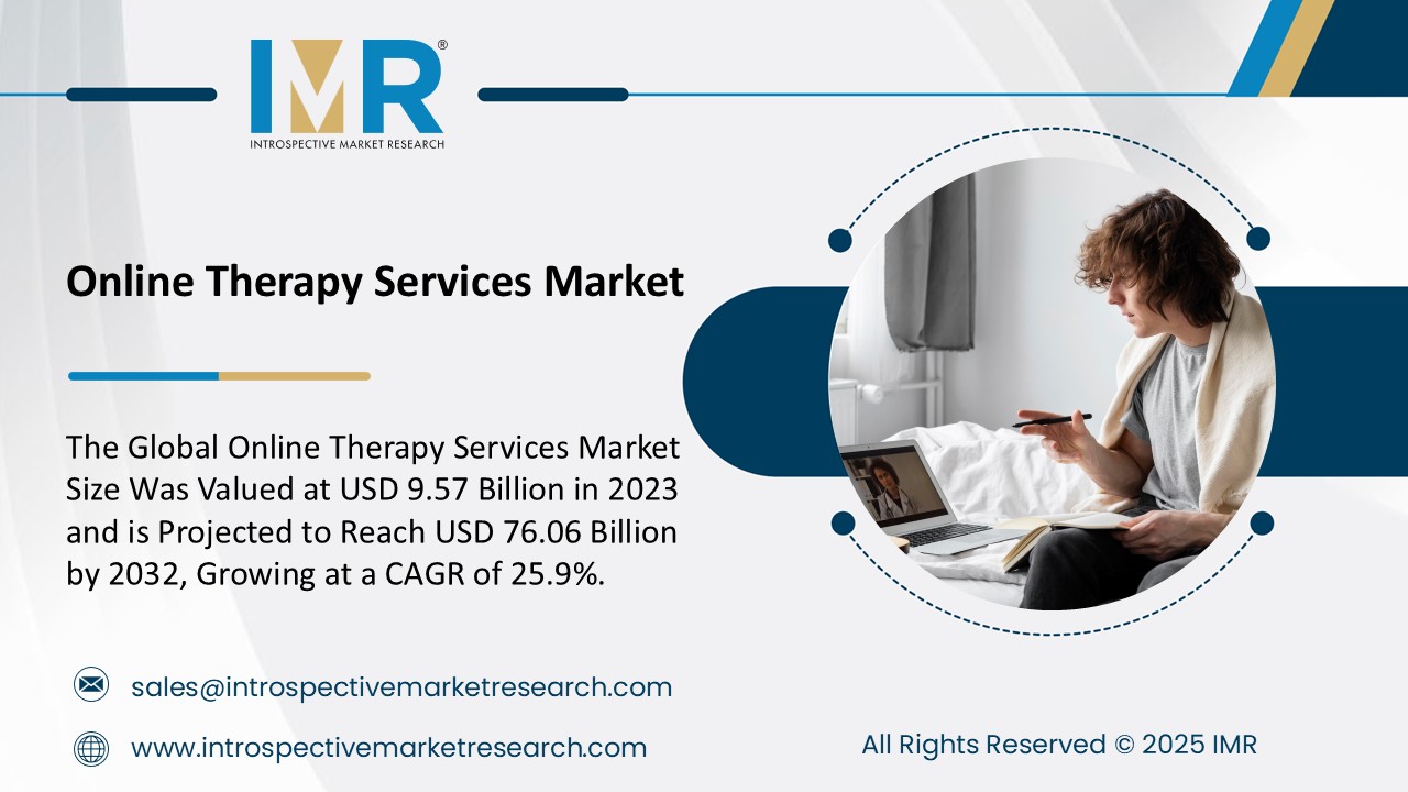 Online Therapy Services Market To Reach USD 76.06 Billion by 2032