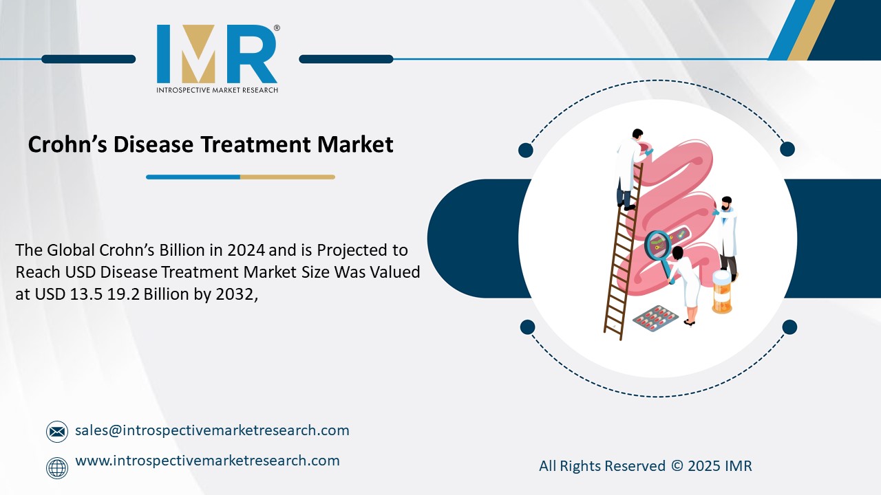 Crohn’s Disease Treatment Market To Reach 19.2 Billion by 2032