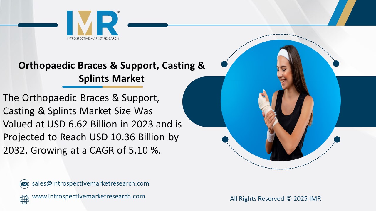 Orthopaedic Braces & Support, Casting & Splints Market  is Projected to Reach USD 10.36 Billion by 2032