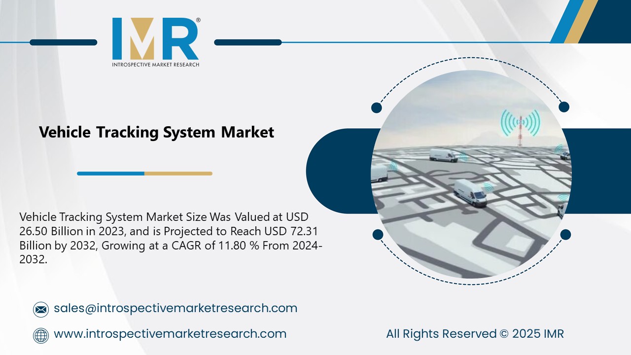 Vehicle Tracking System Market To Reach USD 72.31 Billion by 2032