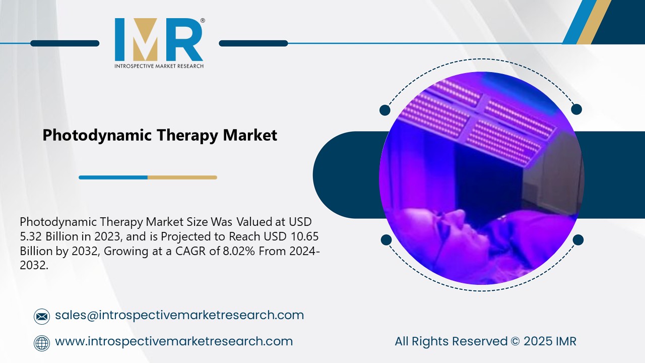 Photodynamic Therapy Market To Reach USD 10.65 Billion by 2032