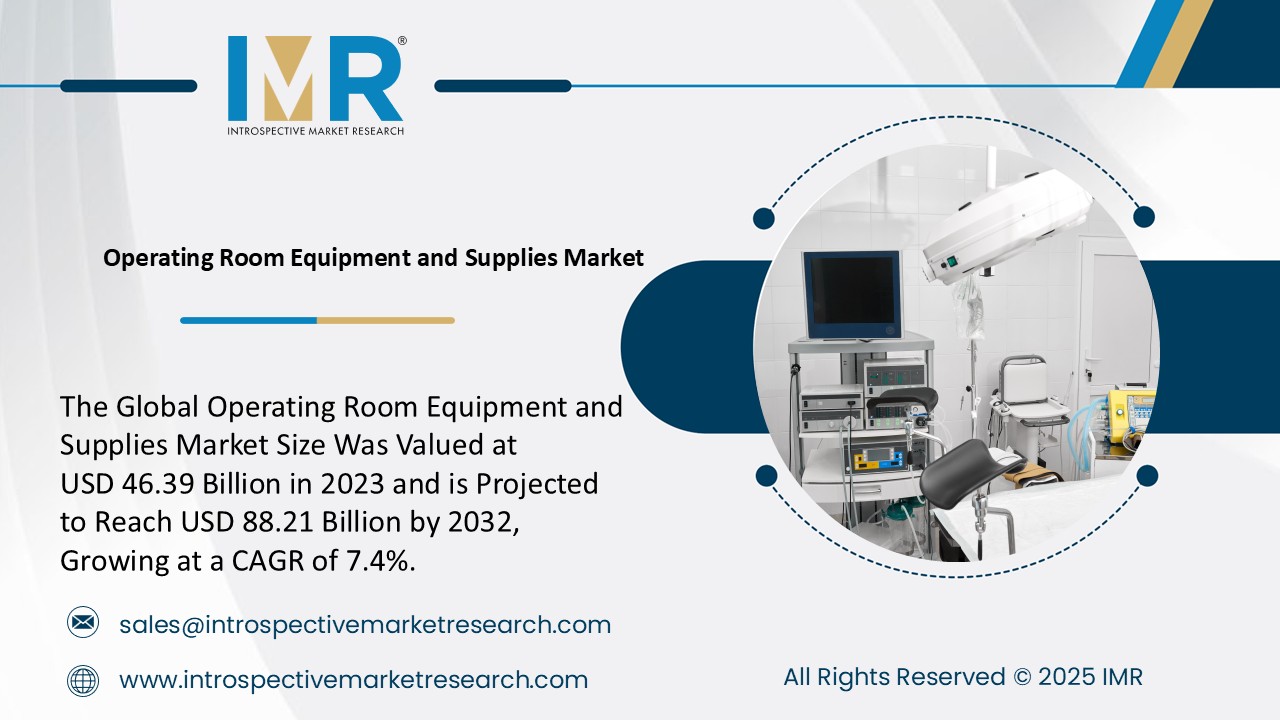 Operating Room Equipment and Supplies Market To Reach USD 88.21 Billion by 2032