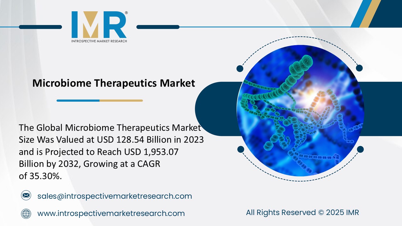 Microbiome Therapeutics Market To Reach USD 1953.07 Billion by 2032