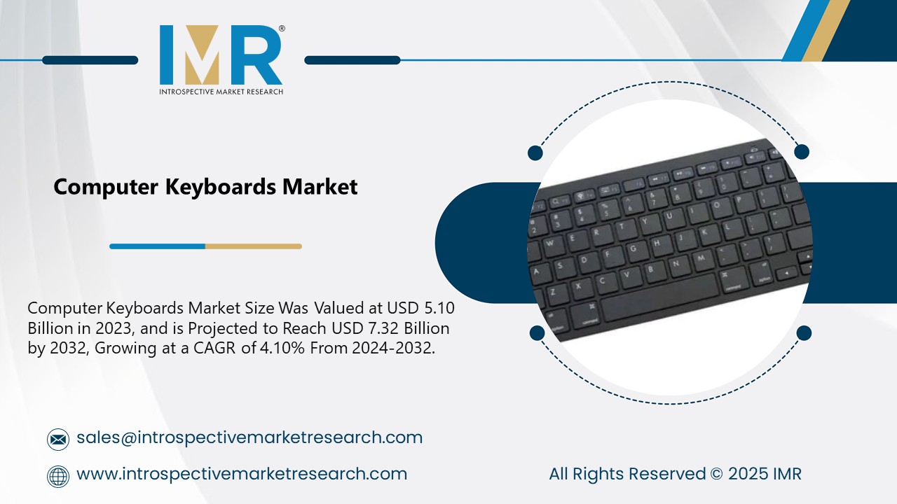 Computer Keyboards Market is Projected to Reach USD 7.32 Billion by 2032