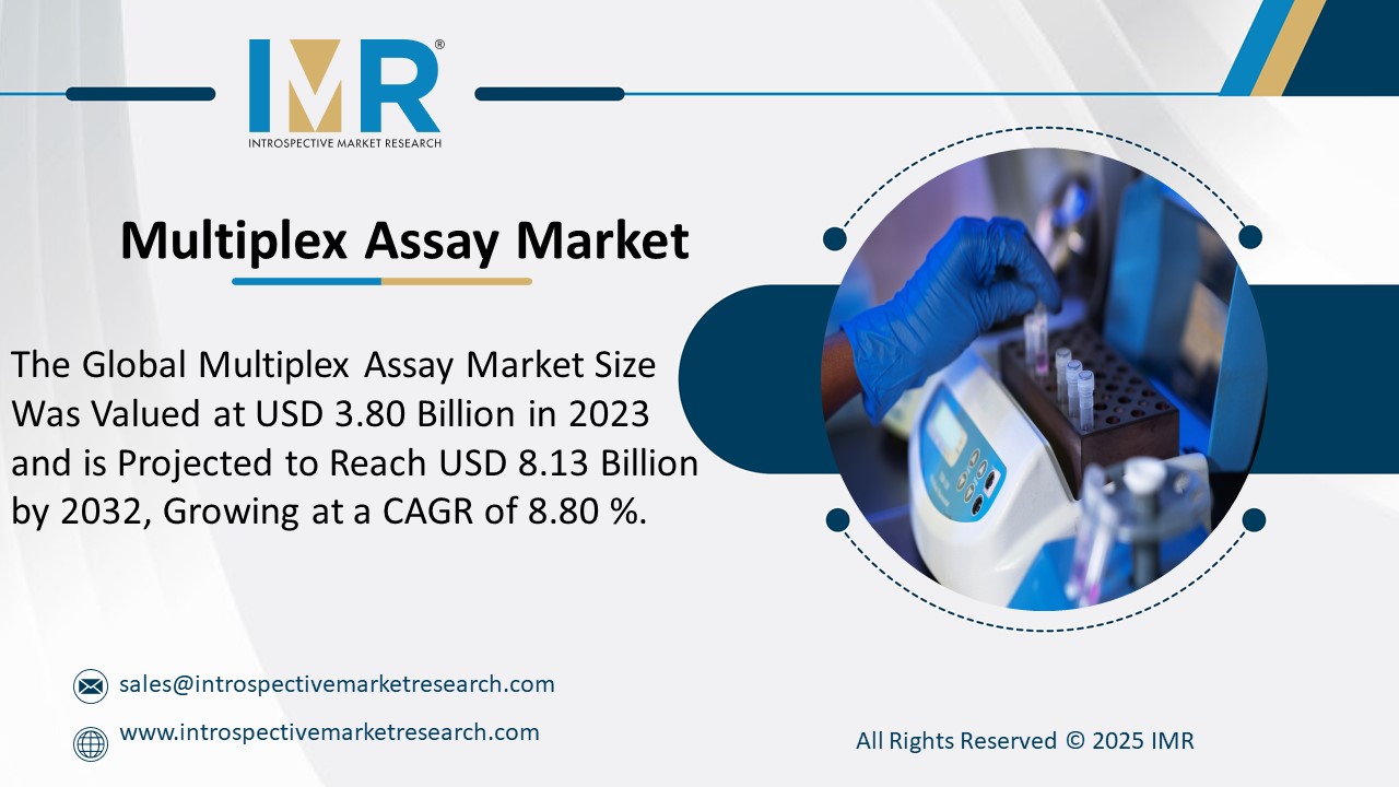 Multiplex Assay Market  is Projected to Reach USD 8.13 Billion by 2032