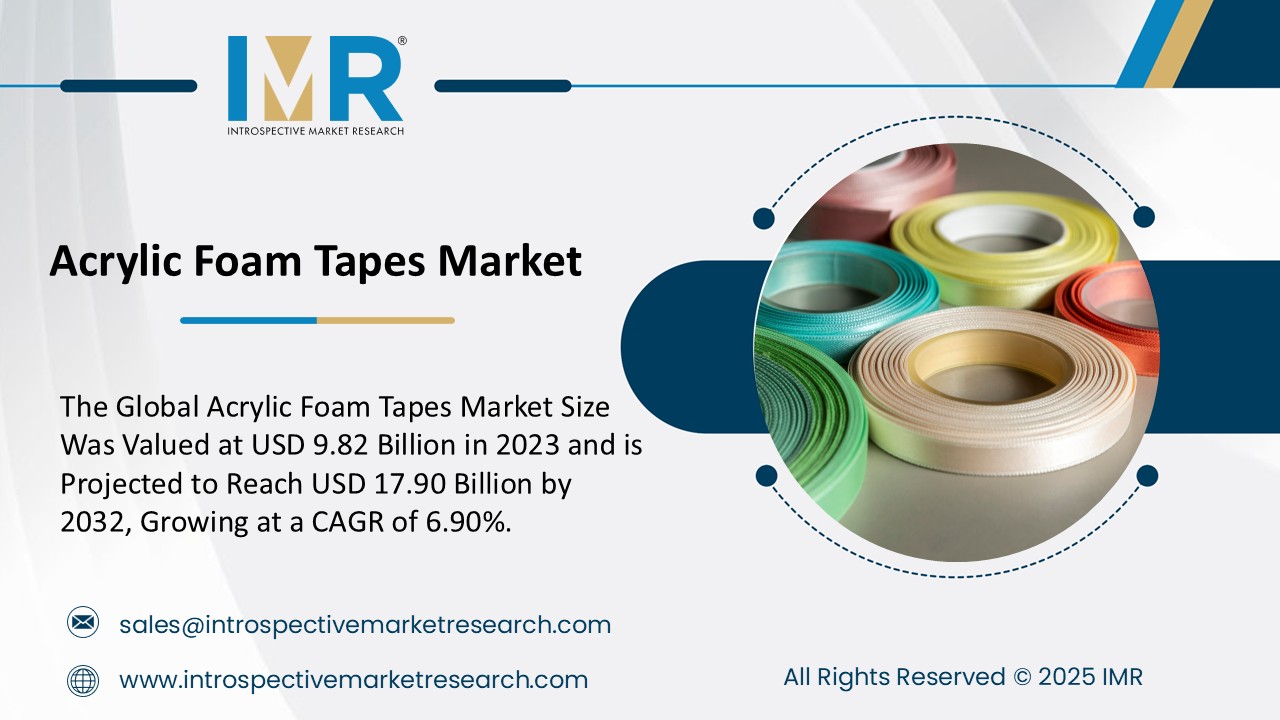Acrylic Foam Tapes Market To Reach USD 17.90 Billion by 2032