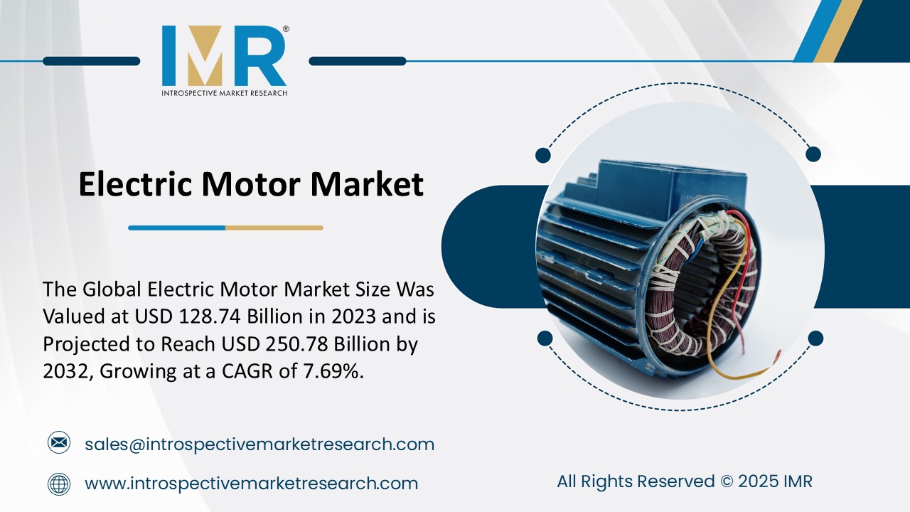 Electric Motor Market To Reach USD 250.78 Billion by 2032