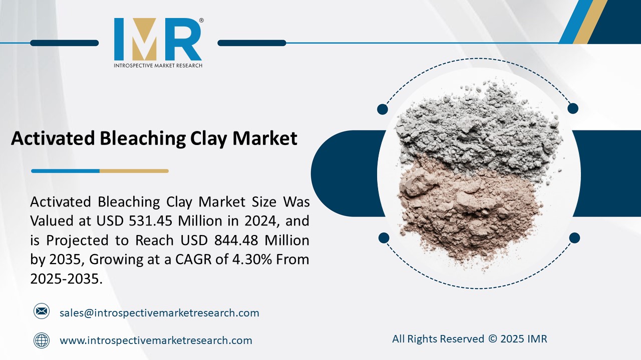 Activated Bleaching Clay Market is Projected to Reach USD 844.48 Million by 2035