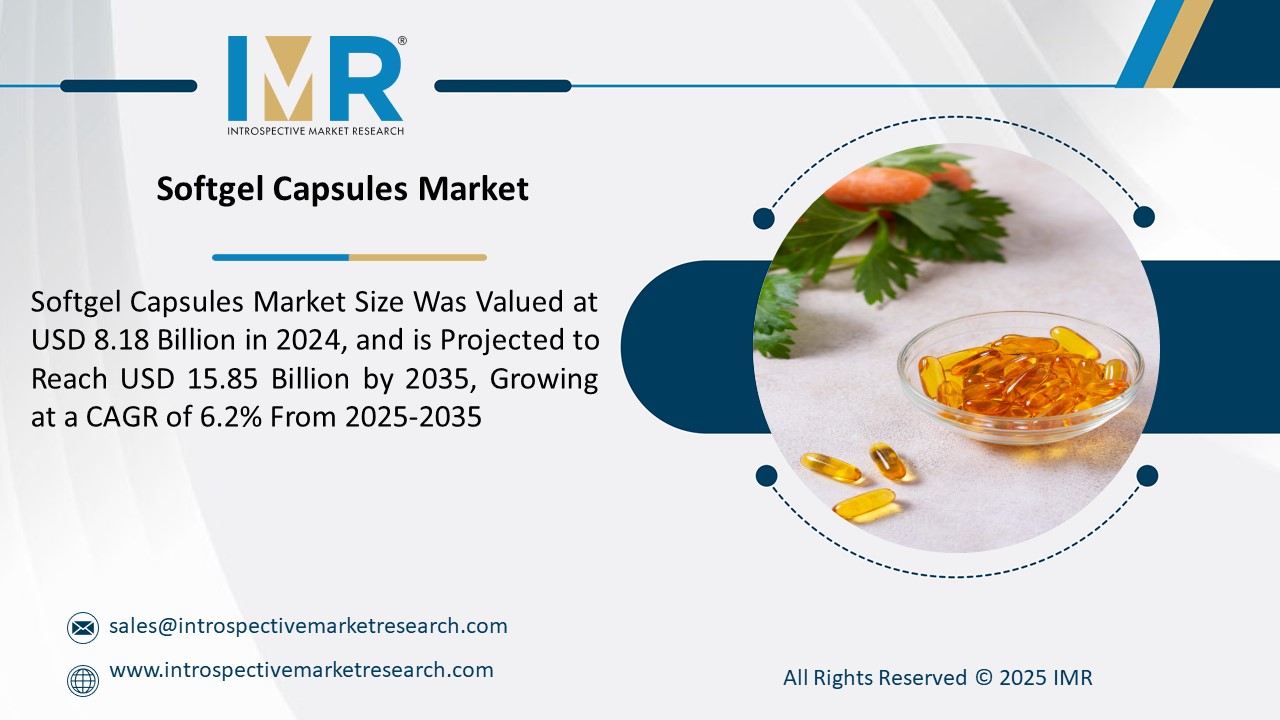 Softgel Capsules Market is Projected to Reach USD 15.85 Billion by 2035