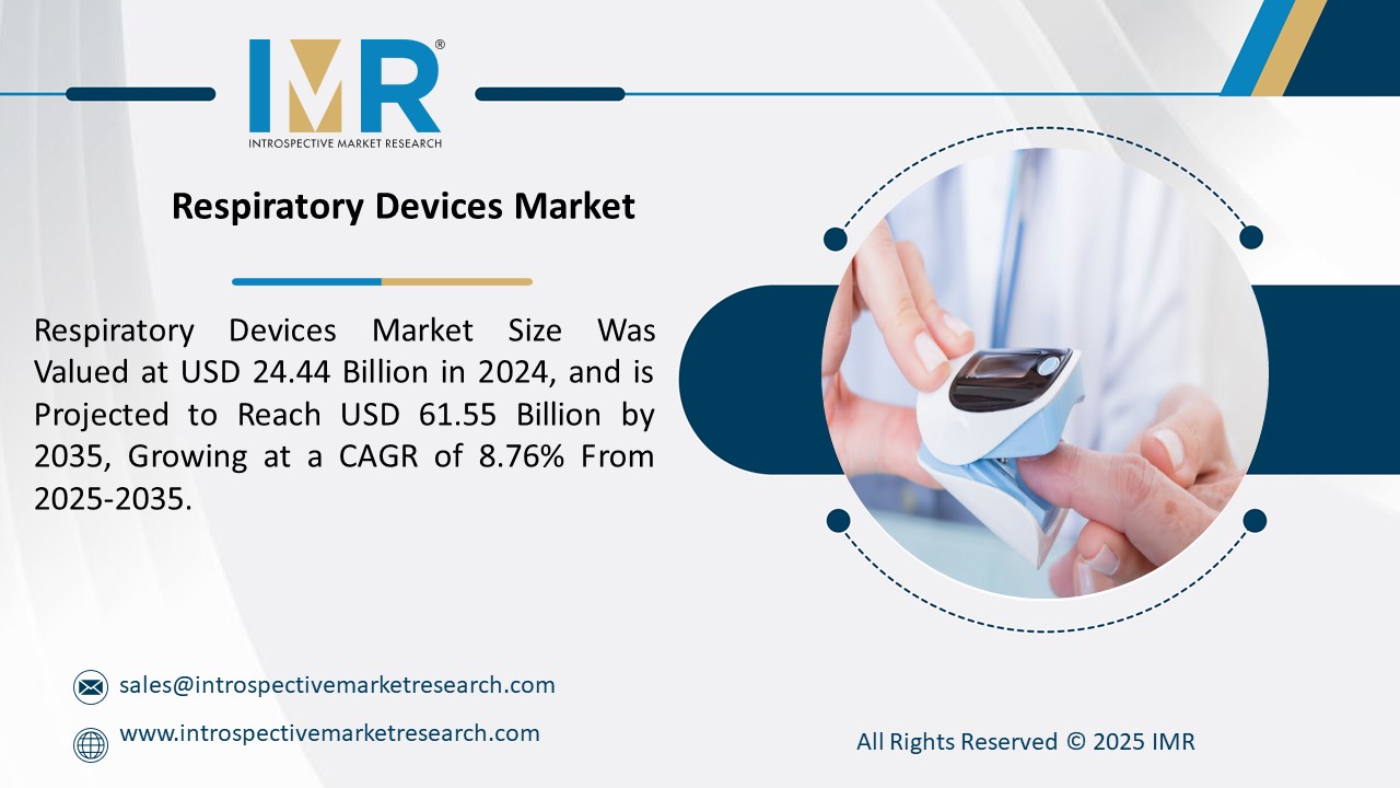  Respiratory Devices Market is Projected to Reach USD 61.55 Billion by 2035