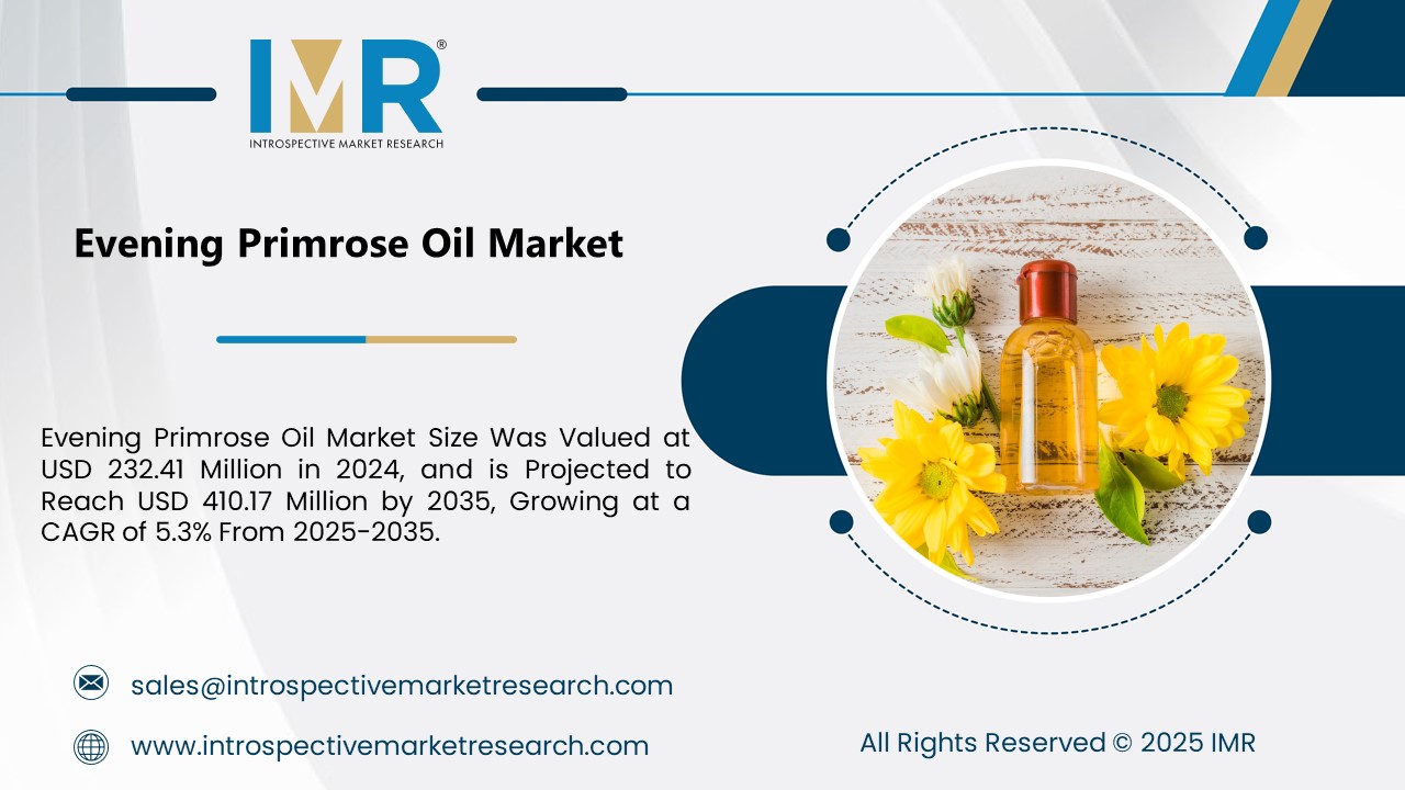 Evening Primrose Oil Market To Reach USD 410.17 Million By Year 2035