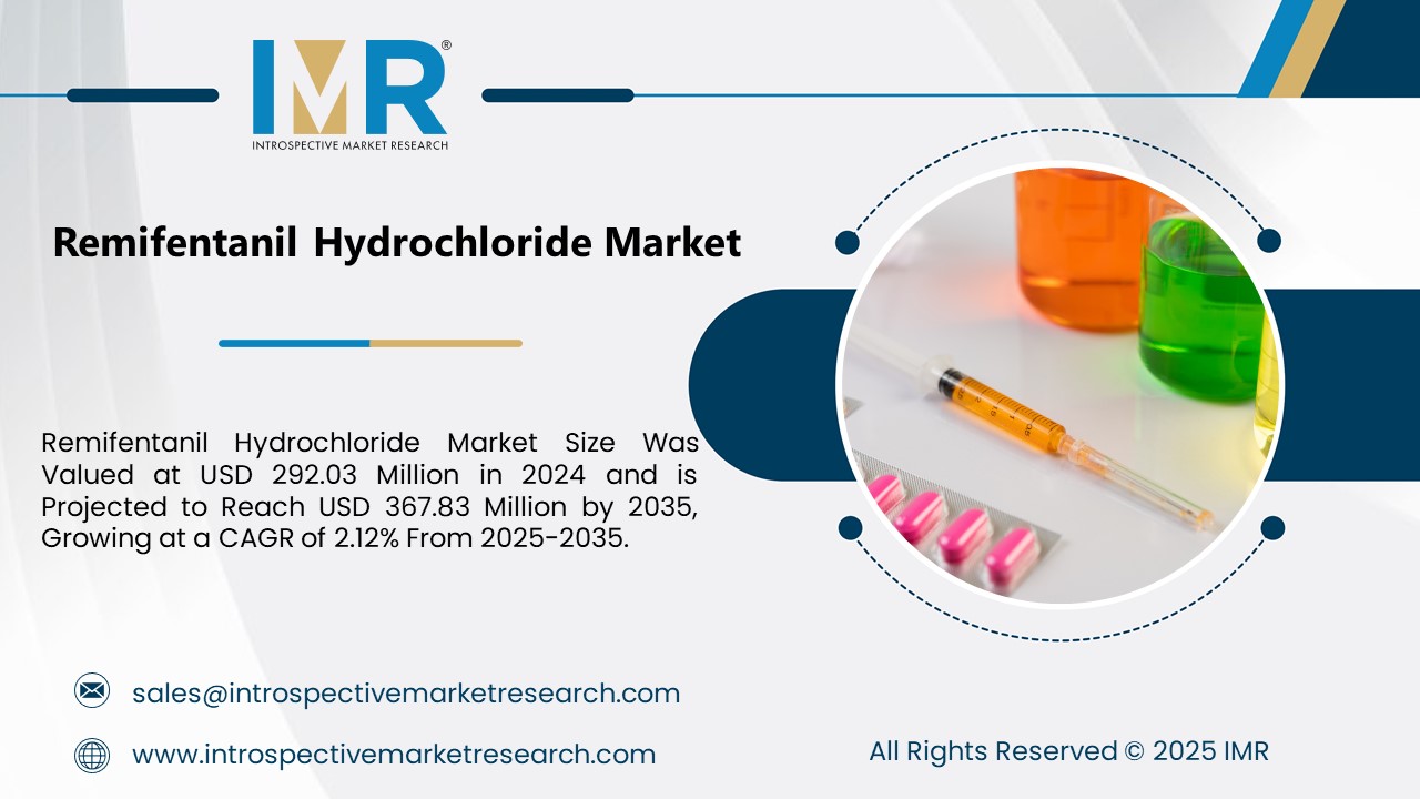 Remifentanil Hydrochloride Market To Reach USD 367.83 Million by 2035