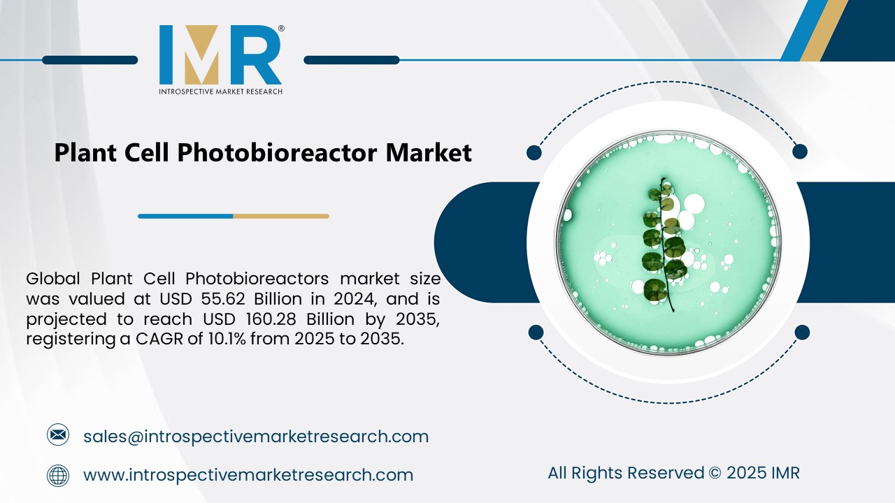 Plant Cell Photobioreactors Market To Reach USD 160.28 Billion by 2035