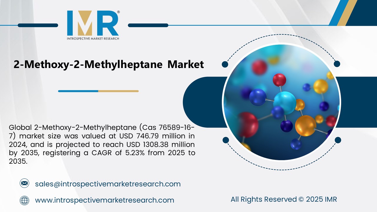 2-Methoxy-2-Methylheptane (Cas 76589-16-7) Market To Reach USD 1308.38 million by 2035