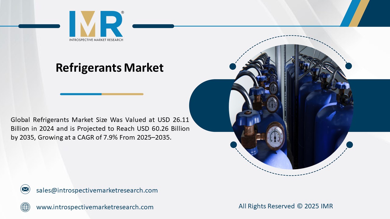 Refrigerants Market is Projected to Reach USD 60.26 Billion by 2035