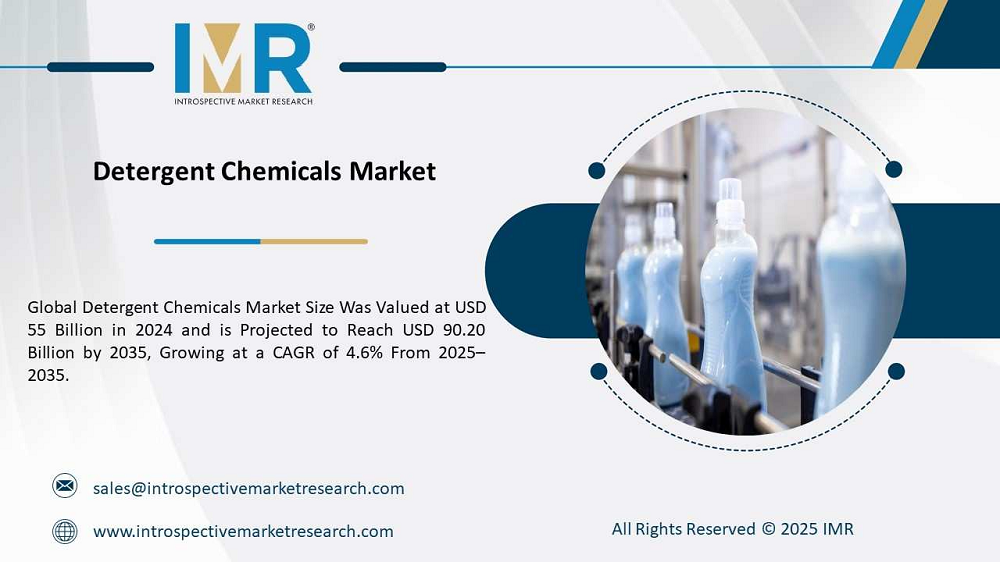 Detergent Chemicals Market is Projected to Reach USD 90.20 Billion by 2035